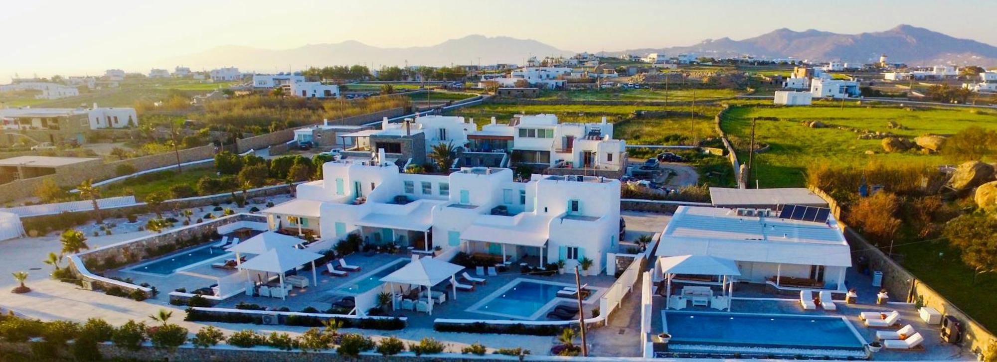 Tiffanys Villas Mykonos Town Bagian luar foto